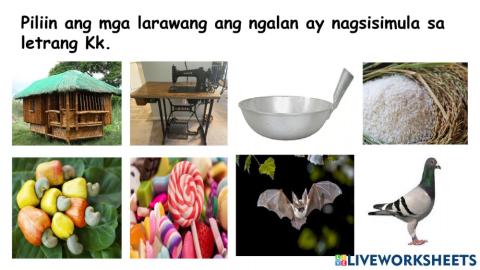 Mga Larawang Nagsisimula sa Letrang Kk