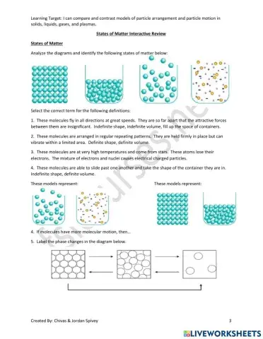 States of Matter Interactive Review