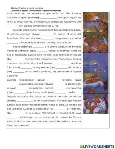 La leyenda de los volcanes