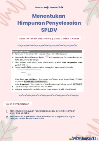 Lkpd spldv orientasi