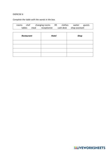 IE0, Unit 7, Grammar and Vocabulary, Exercise 6