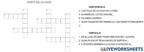 Encreuat parts de la casa