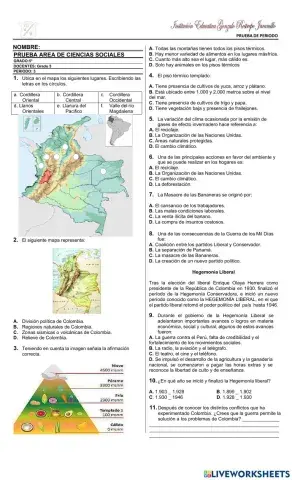 Evaluación de periodo sociales