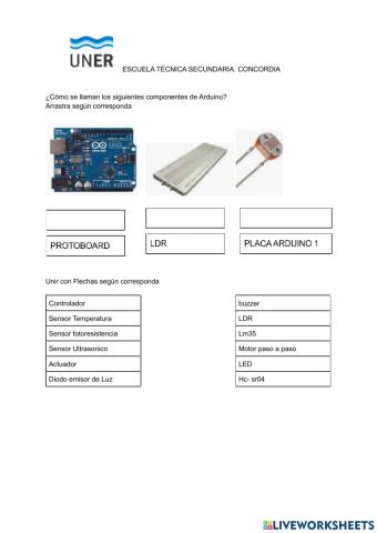 Ficha interactiva arduino