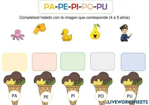 Silaba PA-PE-PI-PO-PU