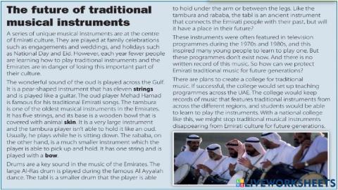 Musical instruments of the UAE