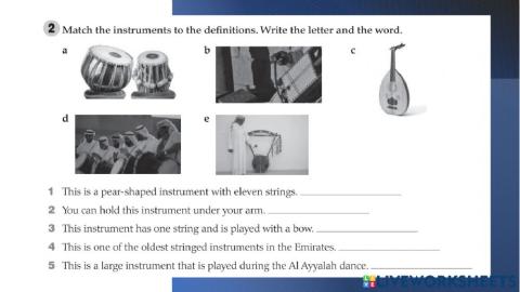 Musical Instruments of the UAE