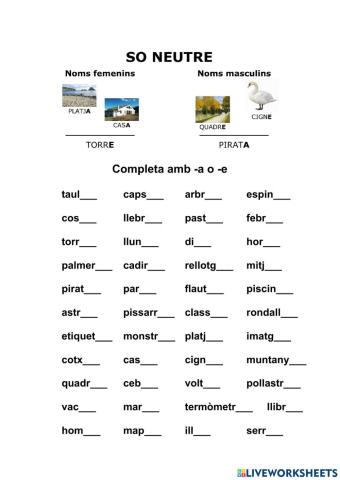 So neutre a-e àtones