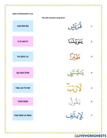 Iqra 4 mukasurat 8(1)