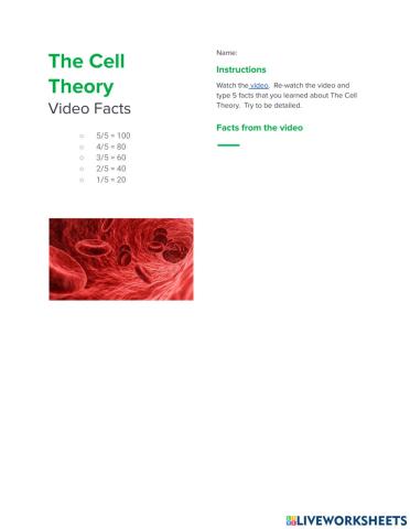 The Cell Theory Video Facts
