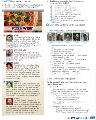 Revision reading and listening