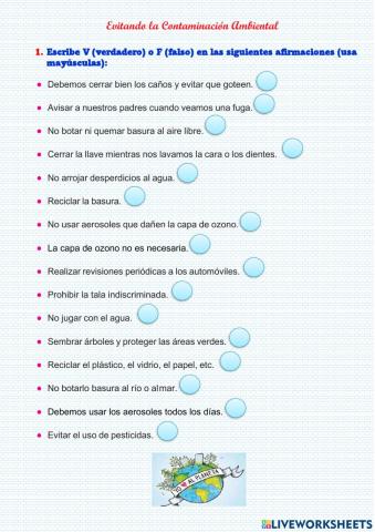 Elcuidado del ambiente