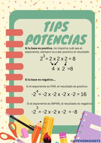 Tips Potencias