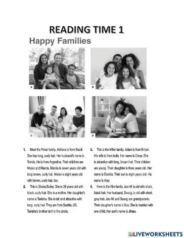 Reading time-family