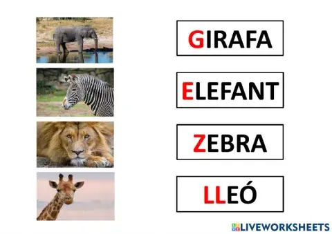 Animals de la Sabana