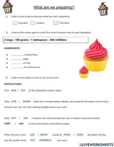 What are we preparing?