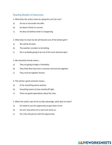 Reading modal of deduction