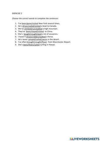IE0, Unit 9, Language Builder, Exercise 2