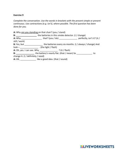 IE2, Unit 8, Vocabulary and Grammar, Exercise 9