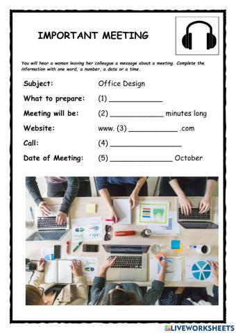 Important Meeting Listening