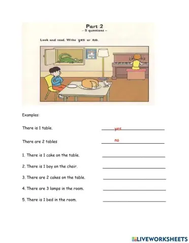 Starters- Reading and writing part 2