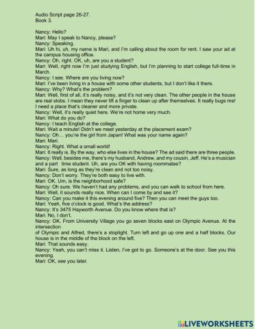 Renting an apartment