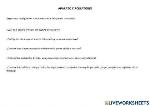 Sistema Circulatorio