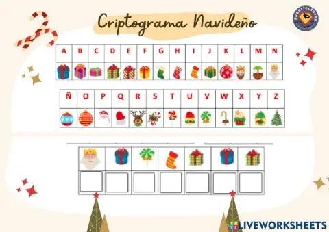 Criptograma navidad