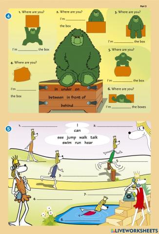 Place prepositions