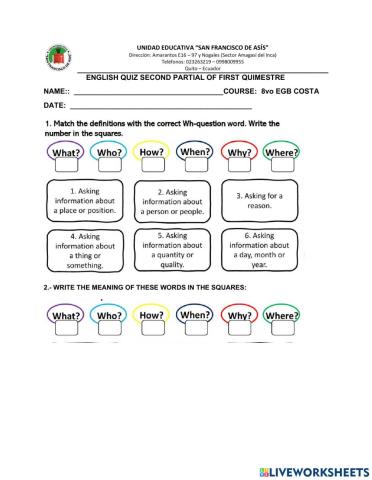 Prueba Segundo Parcial