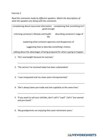 IE3, Unit 1, Reading, Exercise 2