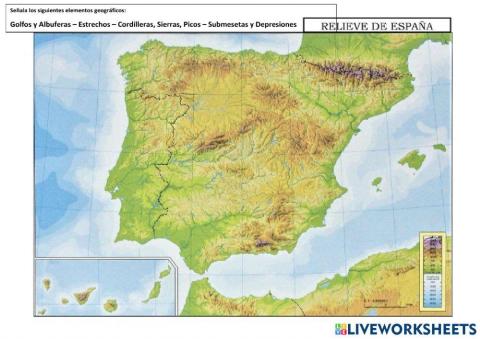 Golfos y Relieve