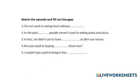 Used to-be used to 6-minute English