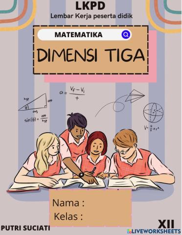 Materi Dimensi Tiga kelas 12