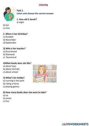 Prepare test semester I