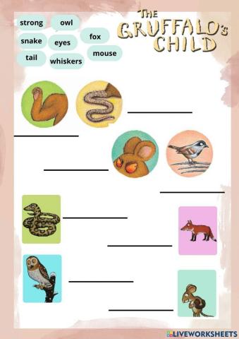 The Gruffalo's child - Who is who?