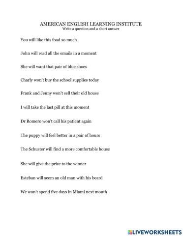 28 Future Tense - Will