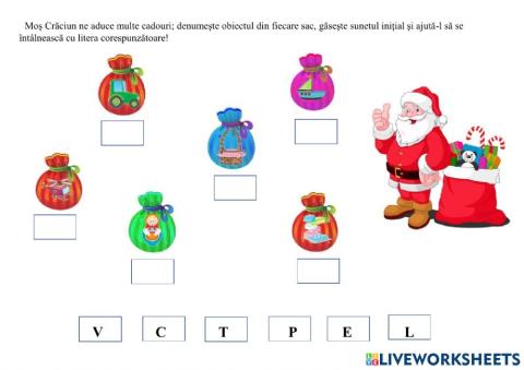 Moș Crăciun și darurile lui