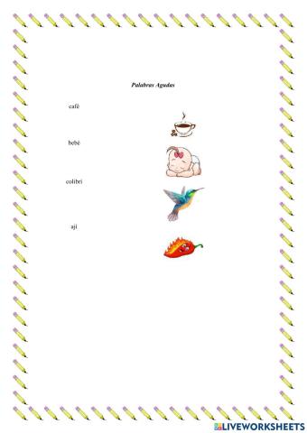 Palabras agudas, graves, esdrújulas