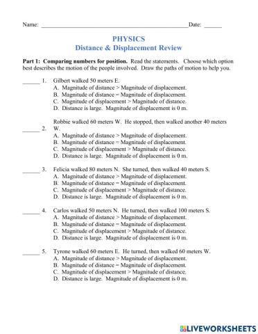 Sp2023 Distance & Displacement Conceptual