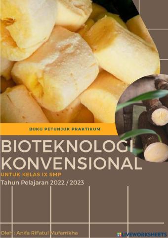 Buku Petunjuk Praktikum Biologi Konvensional