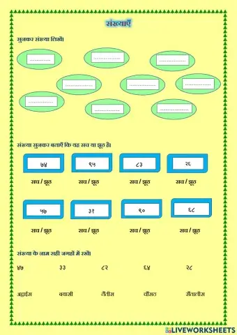 संख्याएँ - Liczby