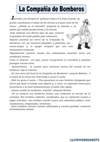 Comprension de textos