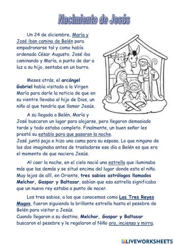 Nacimiento de jesus