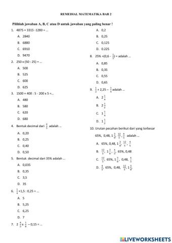 Remedial matematika bab 2