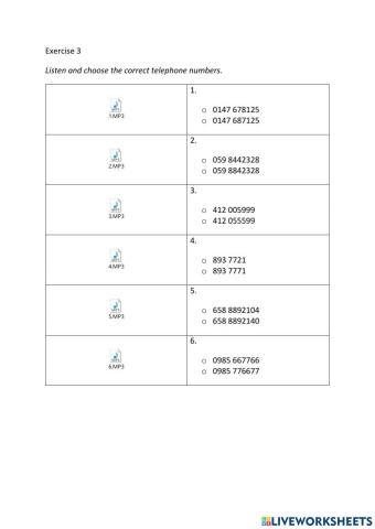IE3, Unit 1, Listening, Exercise 3