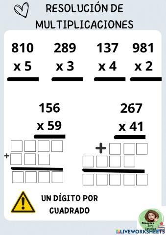 Multiplicaciones
