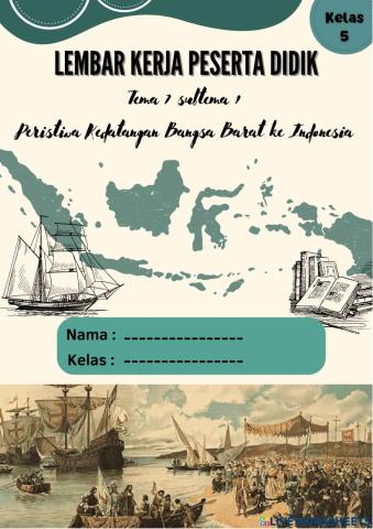 LKPD Peristiwa Kedatangan Bangsa Barta ke Indonesia