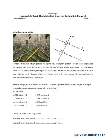 Bahan Ajar Hubungan Sudut