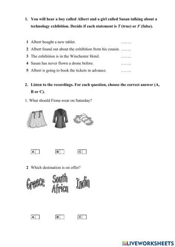 Listening Comprehension